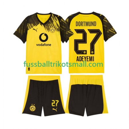 Fußballtrikots Borussia Dortmund Karim Adeyemi 27 Kinder 2025-2026 Kurzarm Heimtrikotsatz kaufen
